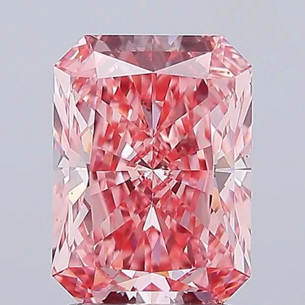 3.01 Carat Radiant Cut Fancy Pink