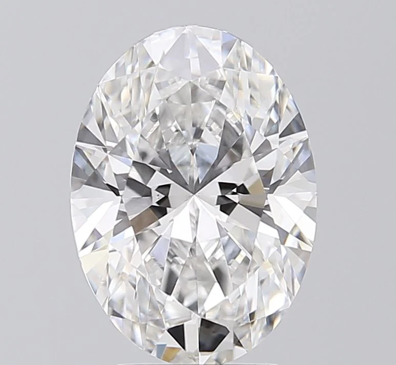 3.02 Carat E-VVS2 Oval Lab Diamond