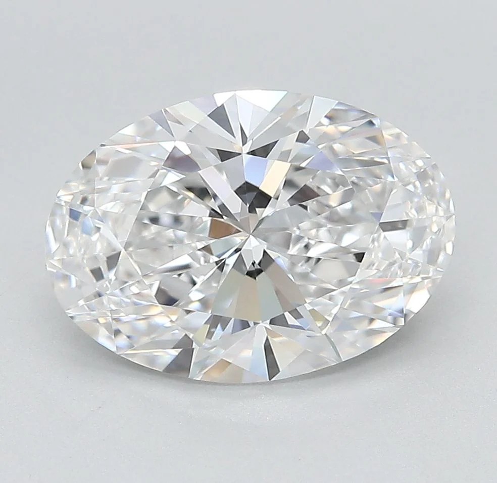 3.03 Carat D-VVS1 Oval Lab Diamond