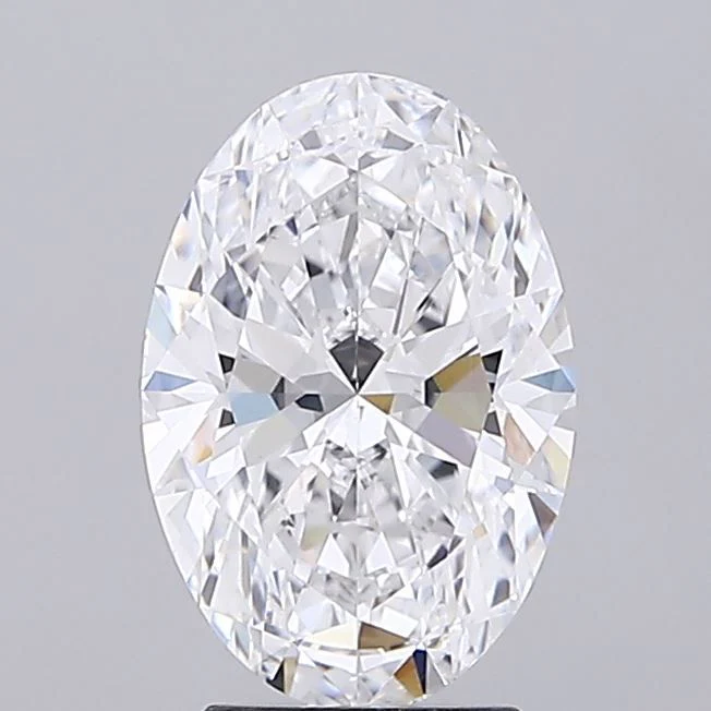 3.03 Carat D-VVS2 Oval Lab Diamond