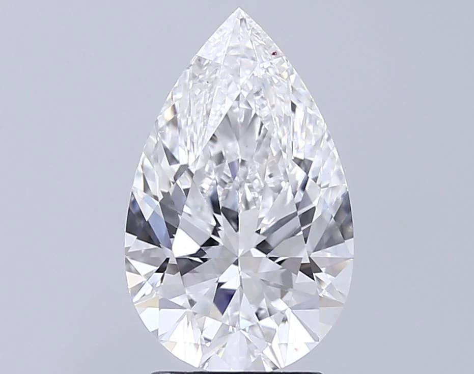 3.03 Carat E-VVS2 Pear Lab Diamond