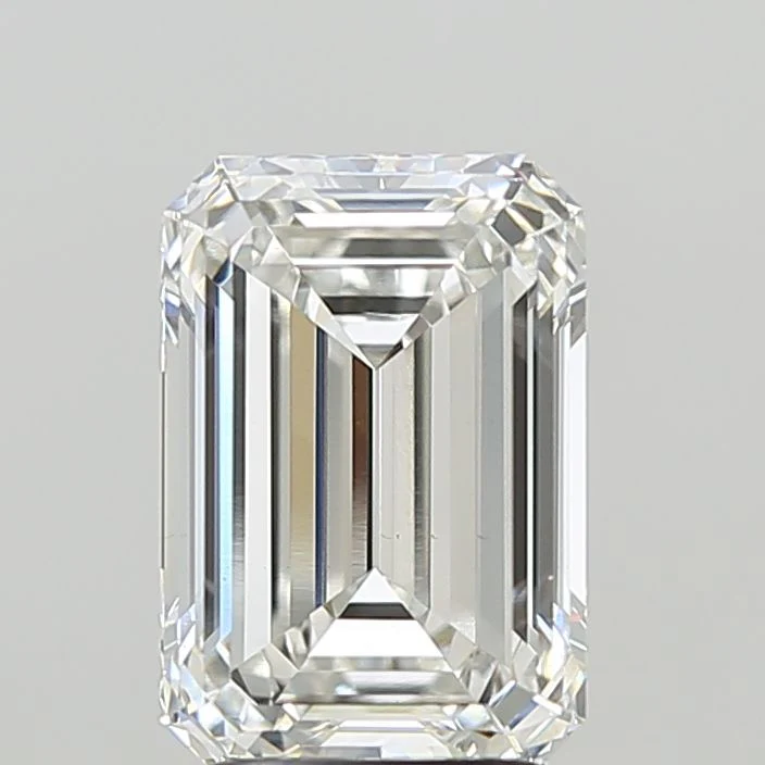3.03 Carat F-VVS2 Emerald Lab Diamond