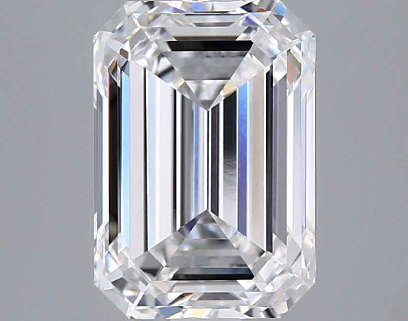3.04 Carat D-VVS2 Emerald Lab Diamond