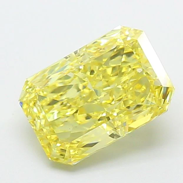 3.05 Carat Radiant Cut Fancy Yellow