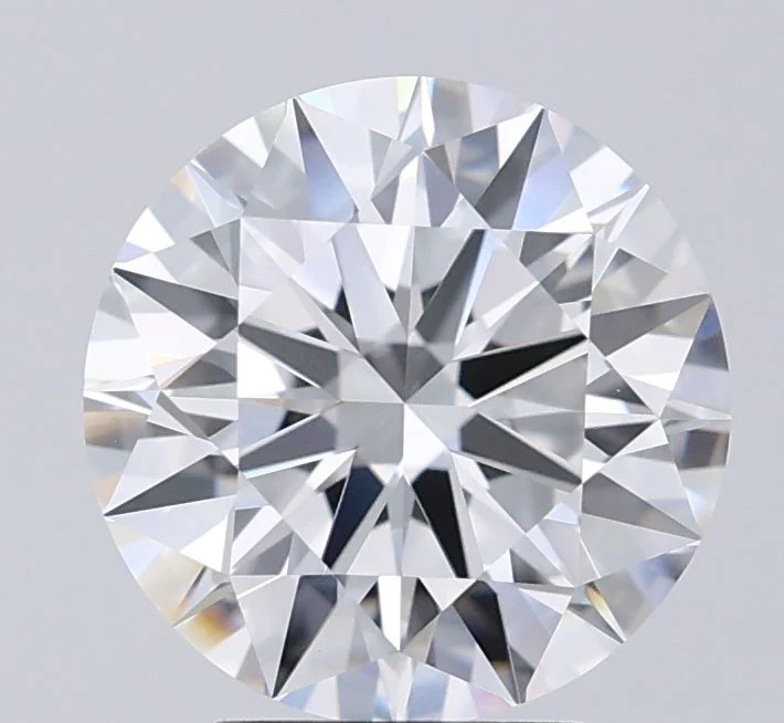 3.07 Carat F-VVS2 Round Lab Diamond
