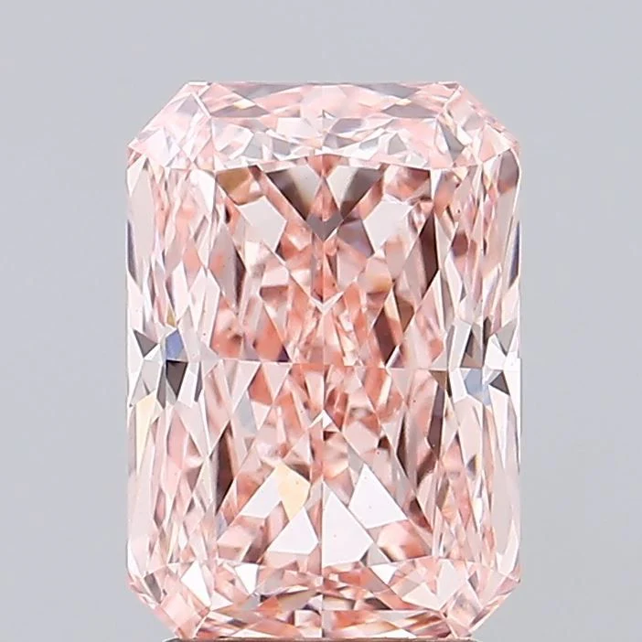3.09 Carat Radiant Cut Fancy Pink