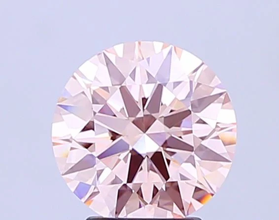 3.10 Carat Round Cut Fancy Pink