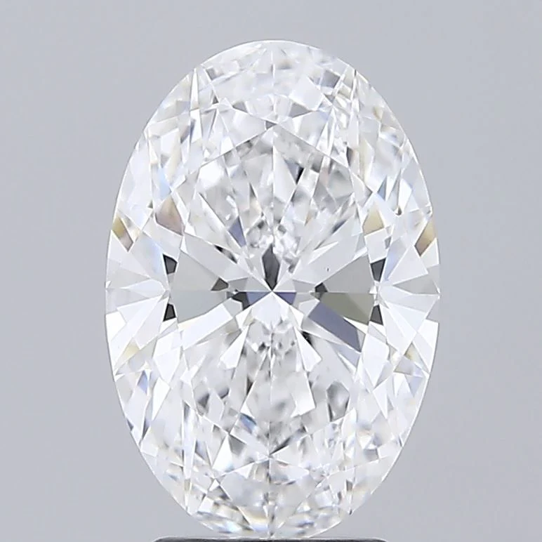 3.31 Carat D-VVS2 Oval Lab Diamond
