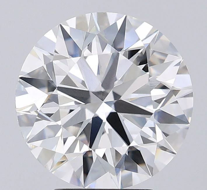 3.43 Carat E-VVS2 Round Lab Diamond