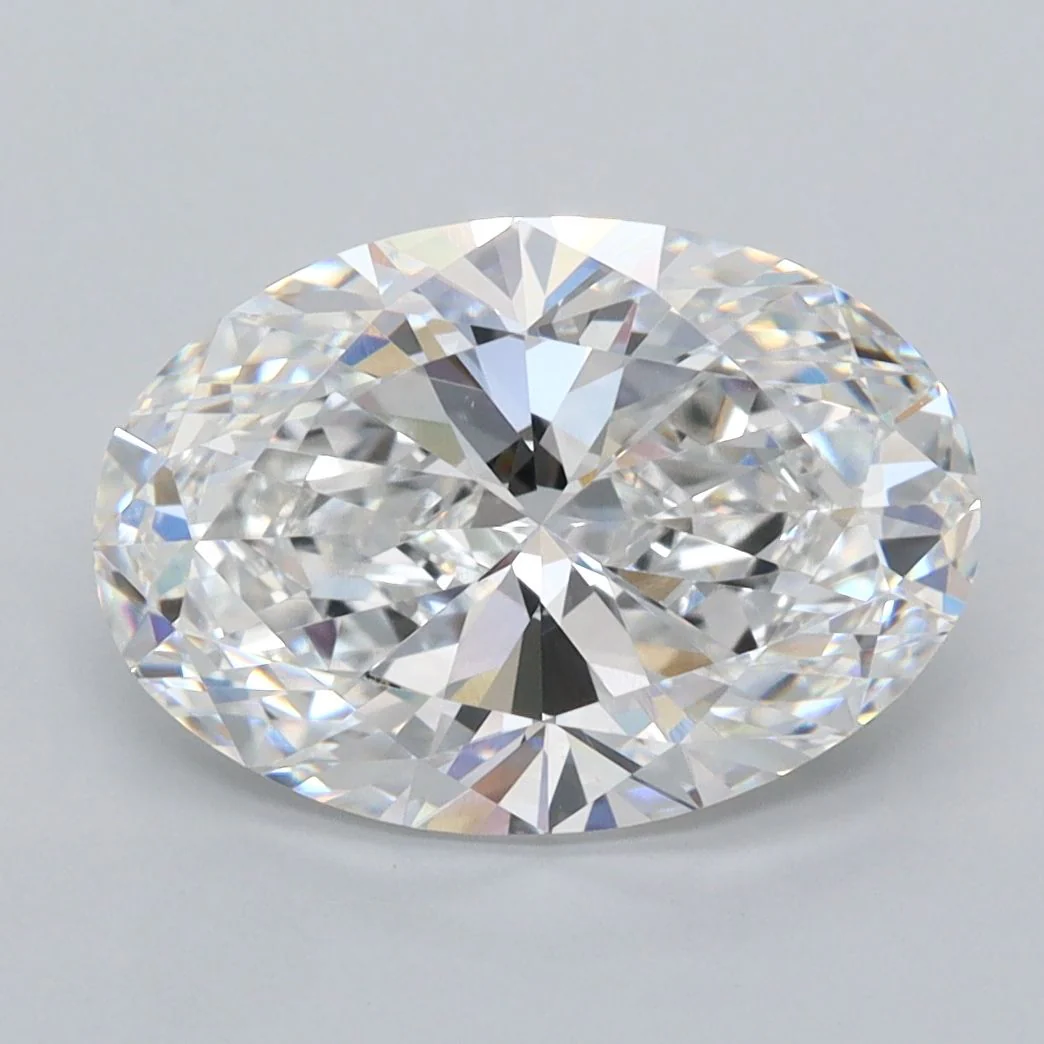 3.50 Carat D-VVS1 Oval Lab Diamond