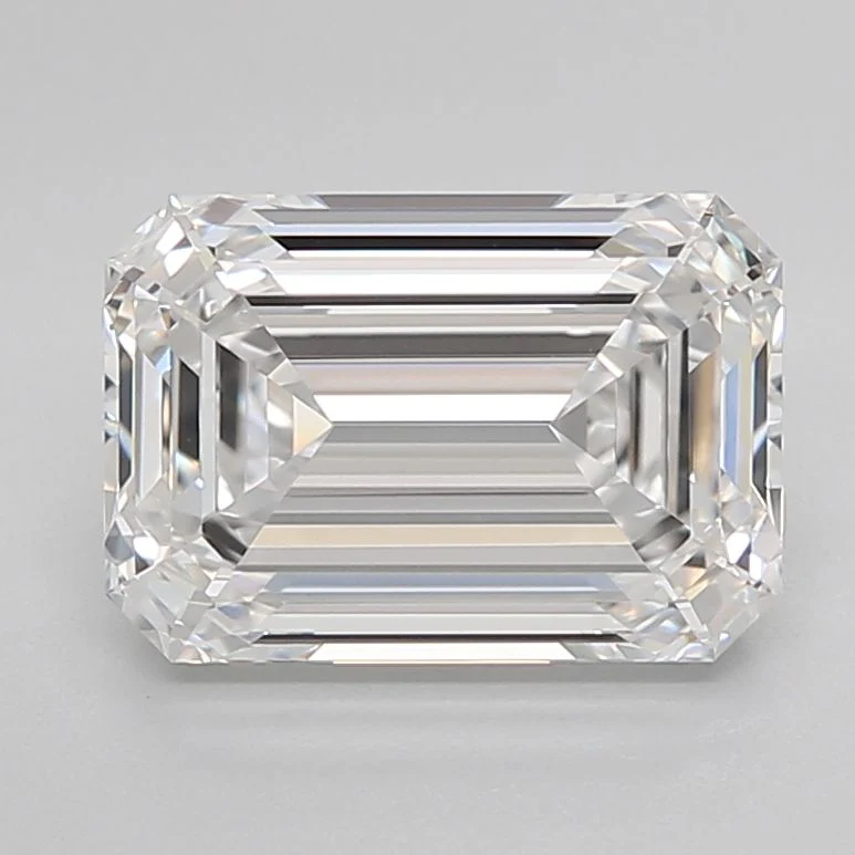 3.72 Carat D-VVS1 Emerald Lab Diamond