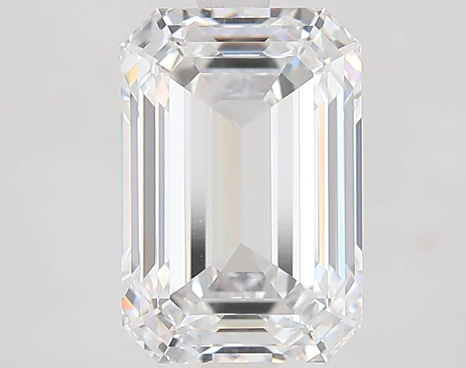 3.73 Carat D-VVS2 Emerald Lab Diamond