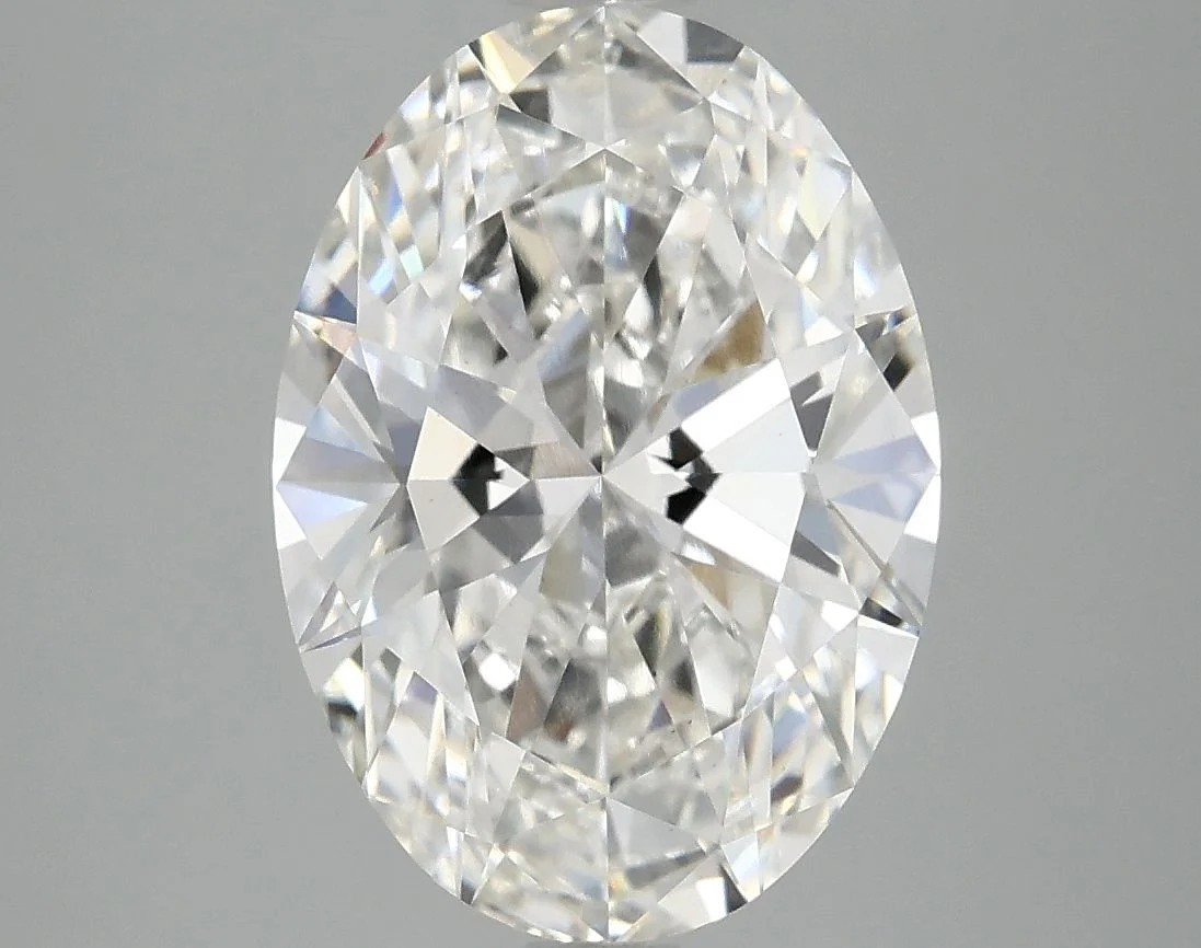 3.85 Carat F-VS1 Oval Lab Diamond