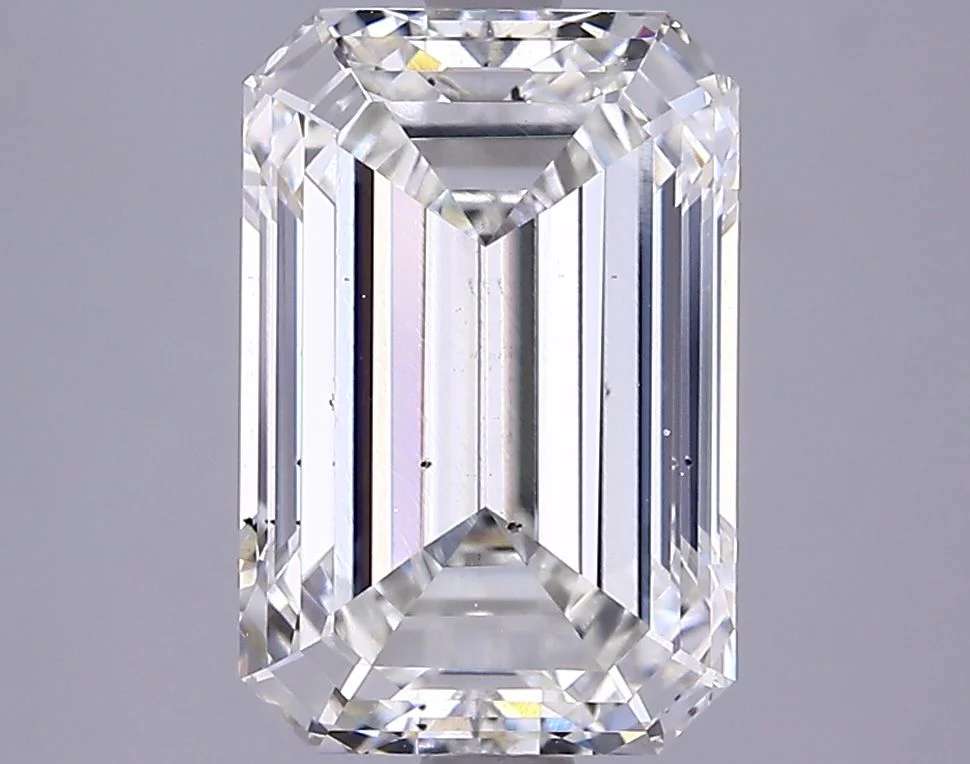3.85 Carat H-VS2 Emerald Lab Diamond