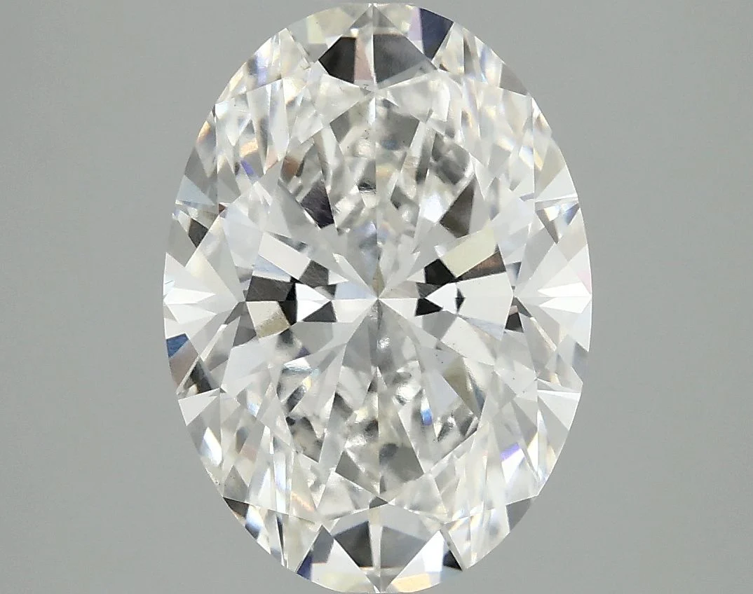 3.91 Carat G-VS2 Oval Lab Diamond
