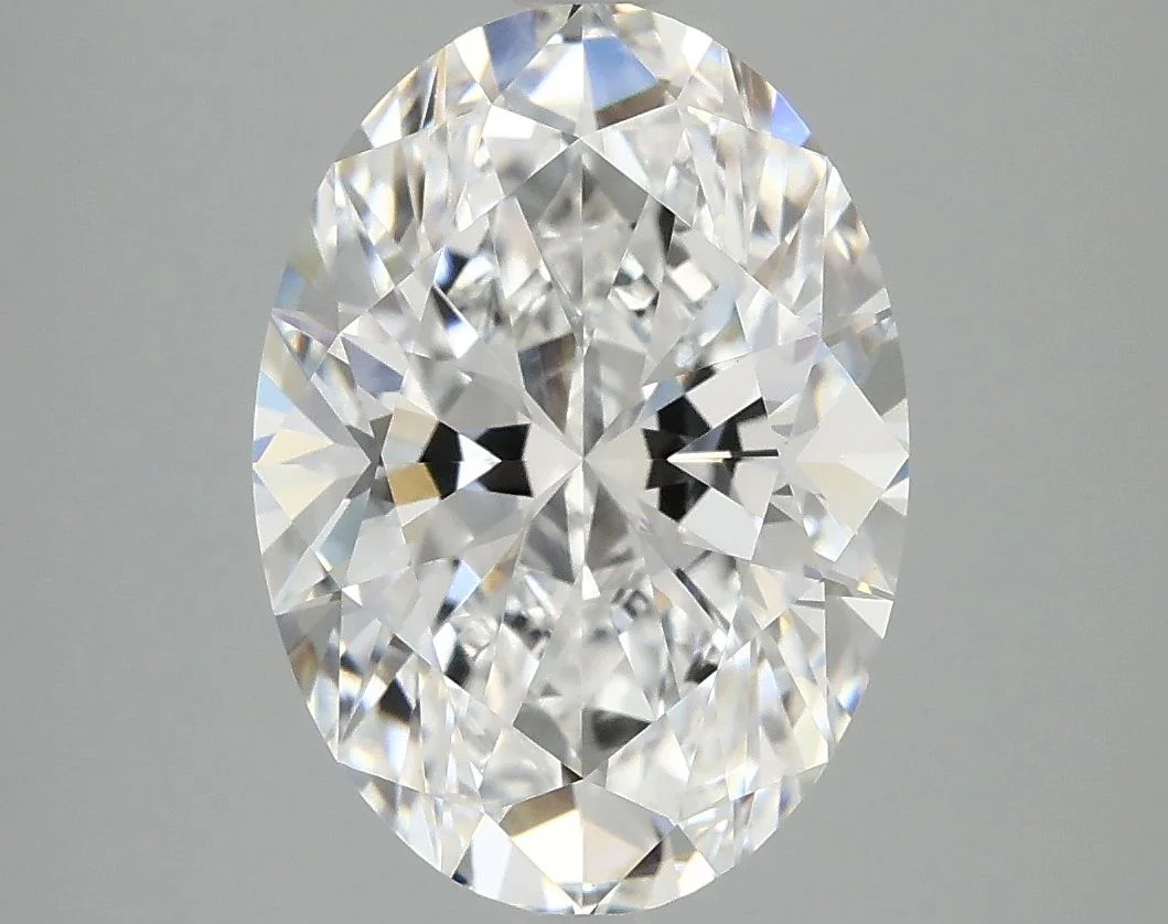 3.93 Carat E-VVS2 Oval Lab Diamond