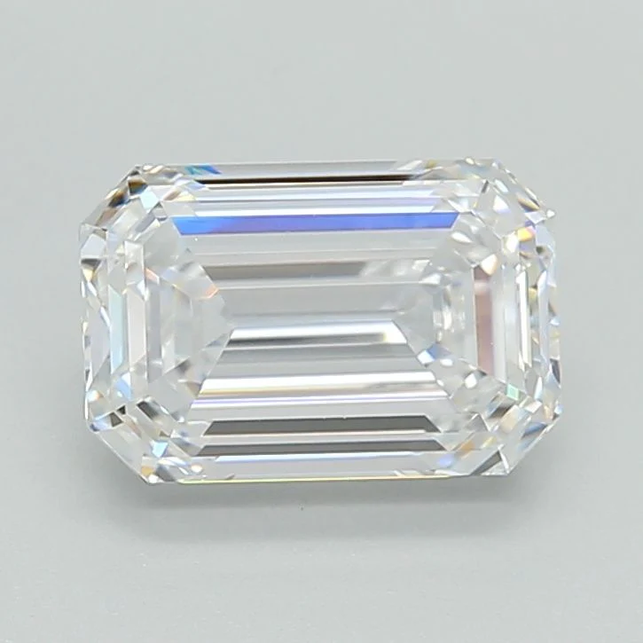 3 Carat D-VVS2 Emerald Lab Diamond