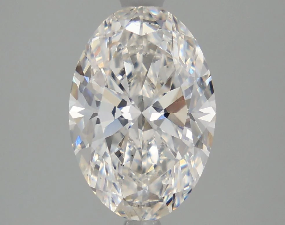 3 Carat F-VS2 Oval Lab Diamond