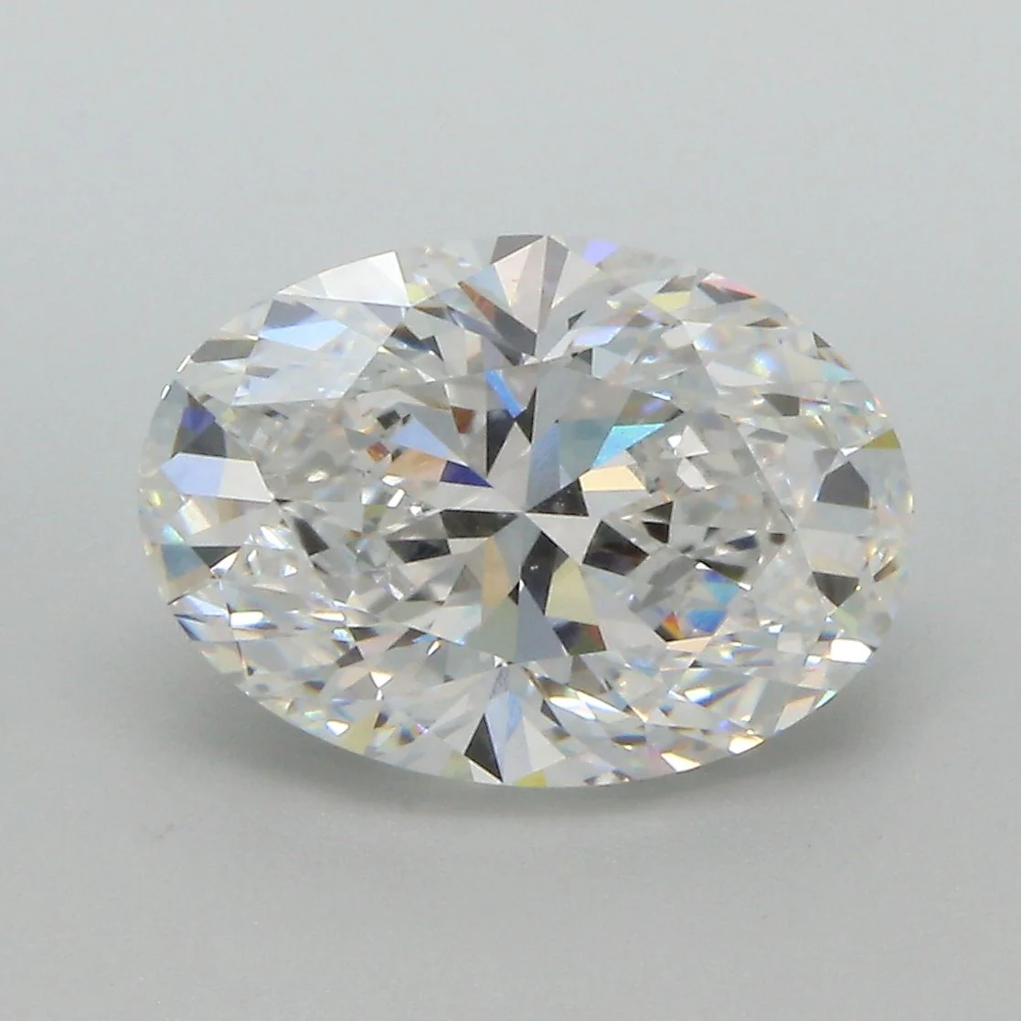 4.02 Carat D-VVS2 Oval Lab Diamond
