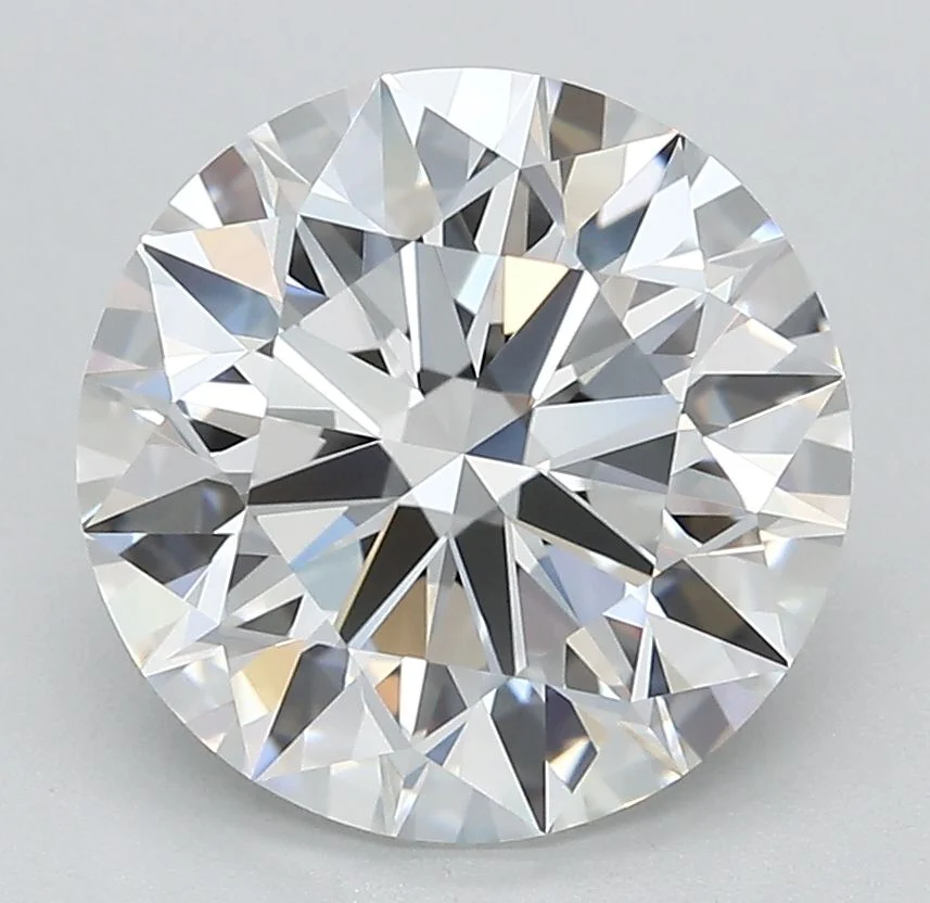 4.04 Carat D-VVS2 Round Lab Diamond