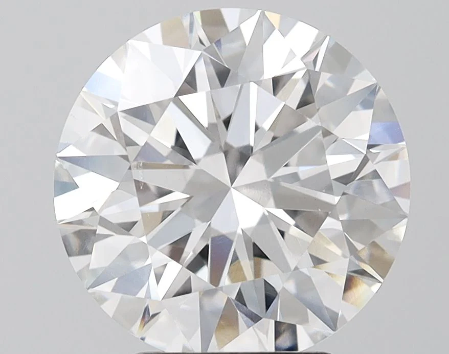 4.04 Carat D-VVS2 Round Lab Diamond