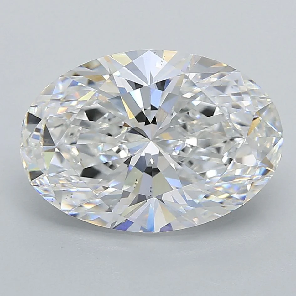 4.04 Carat E-VS2 Oval Lab Diamond
