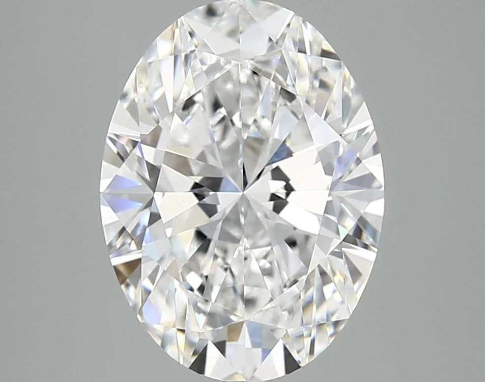 4.05 Carat D-VVS2 Oval Lab Diamond