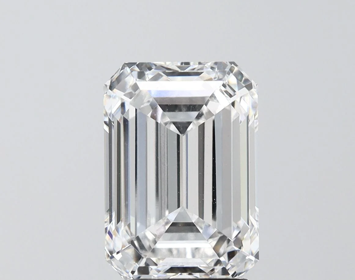 4.09 Carat D-VVS2 Emerald Lab Diamond