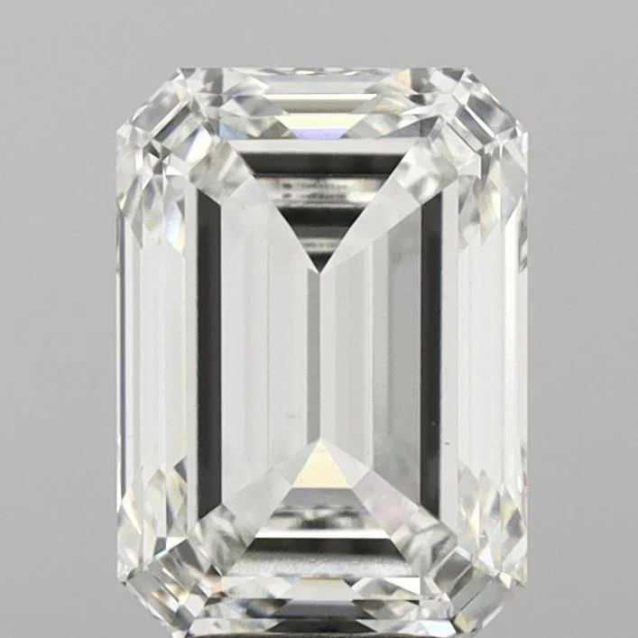 4.21 Carat G-VVS2 Emerald Lab Diamond