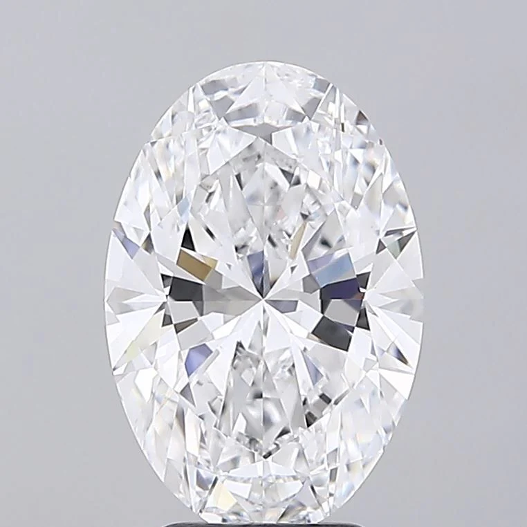 4.22 Carat D-VVS2 Oval Lab Diamond