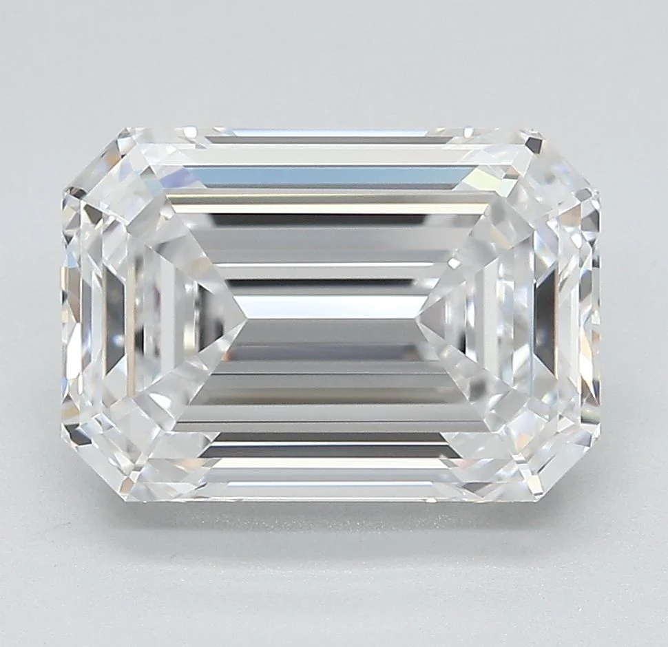 4.48 Carat D-VVS1 Emerald Lab Diamond