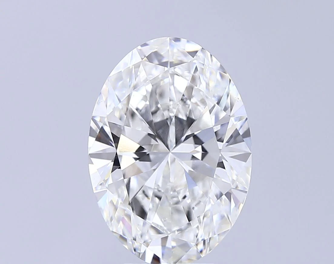 5.01 Carat E-VS1 Oval Lab Diamond