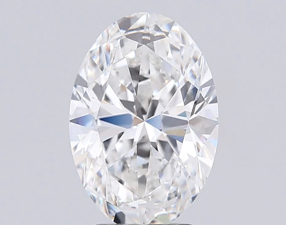 5.02 Carat F-VVS2 Oval Lab Diamond