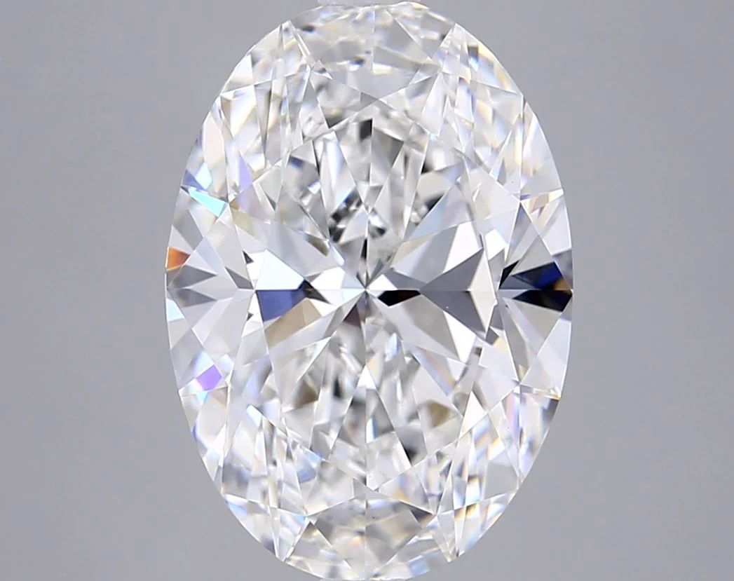 5.04 Carat E-VVS2 Oval Lab Diamond