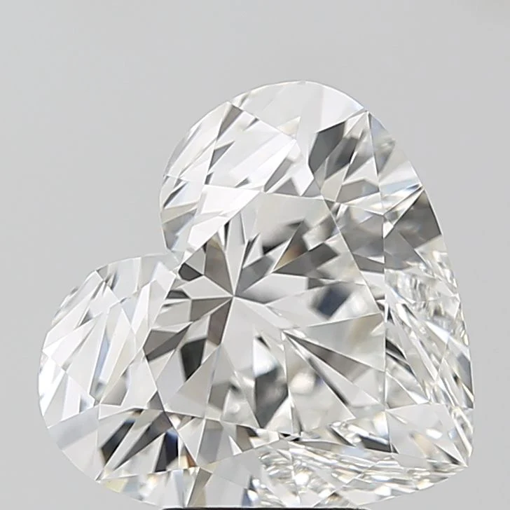5.09 Carat F-VVS2 Heart Lab Diamond