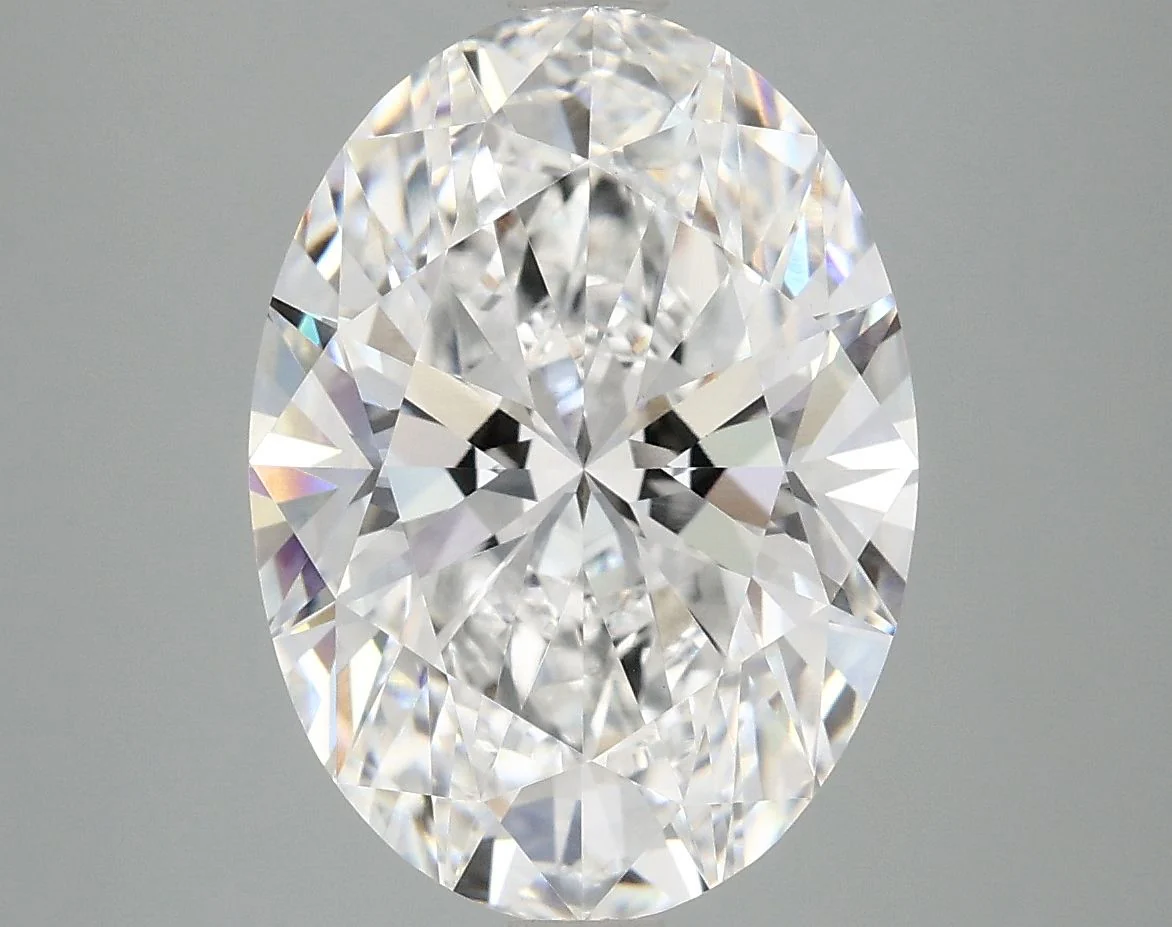 5.10 Carat D-VVS2 Oval Lab Diamond
