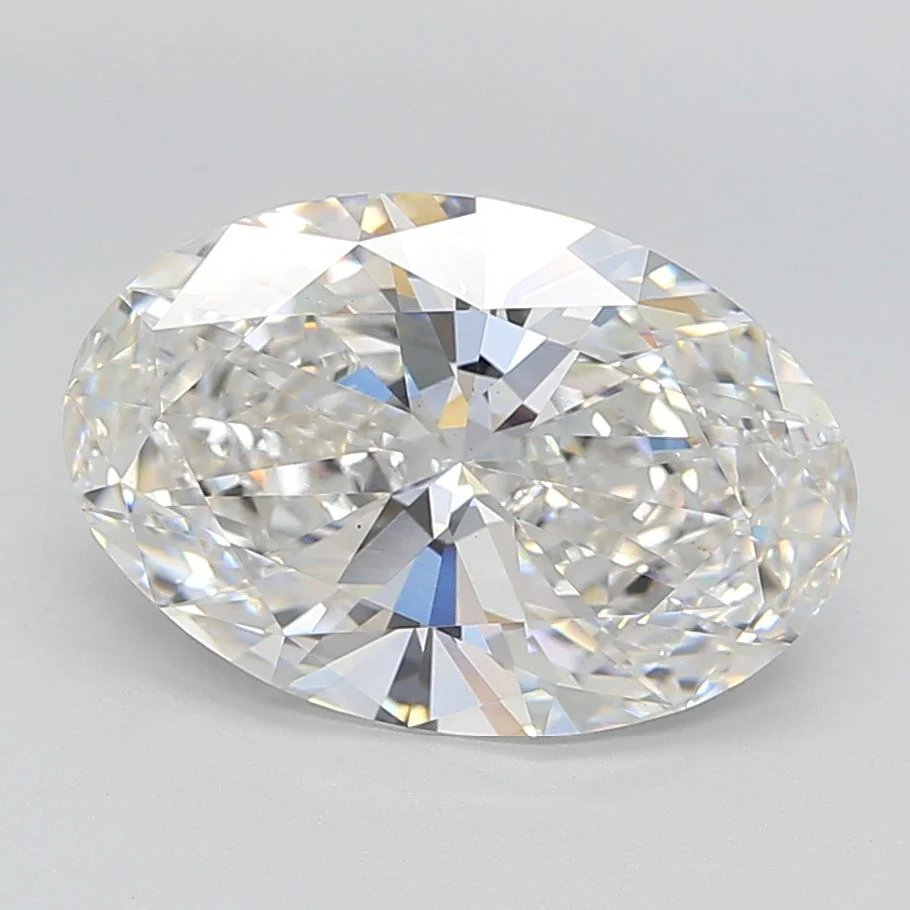 5.26 Carat F-VS1 Oval Lab Diamond