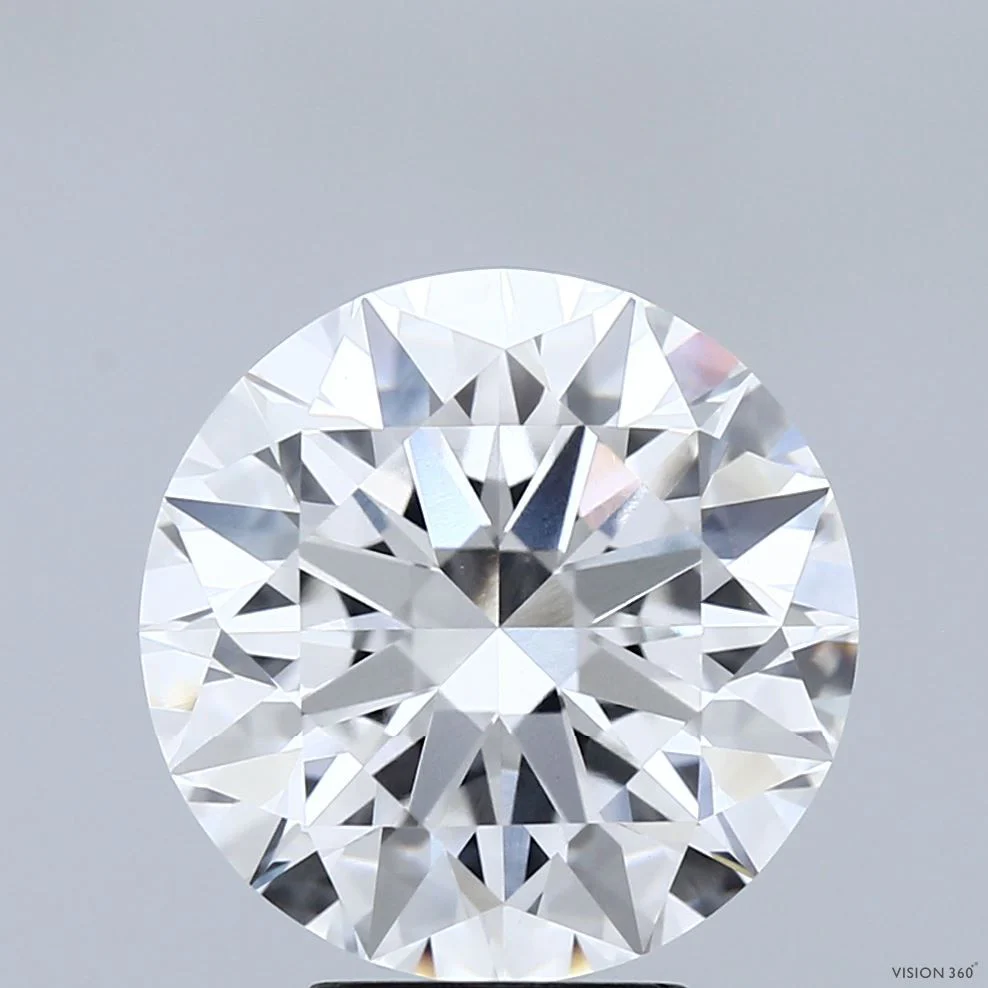 5.52 Carat E-VVS2 Round Lab Diamond