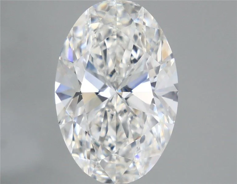 5.57 Carat F-VVS2 Oval Lab Diamond