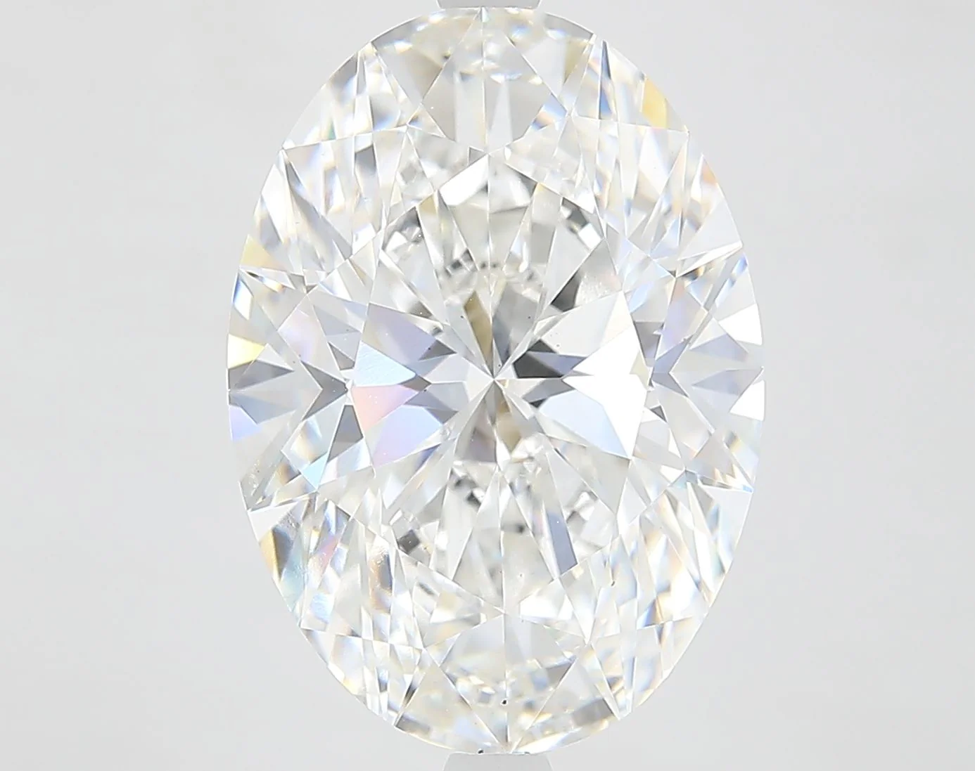 8.02 Carat F-VS2 Oval Lab Diamond
