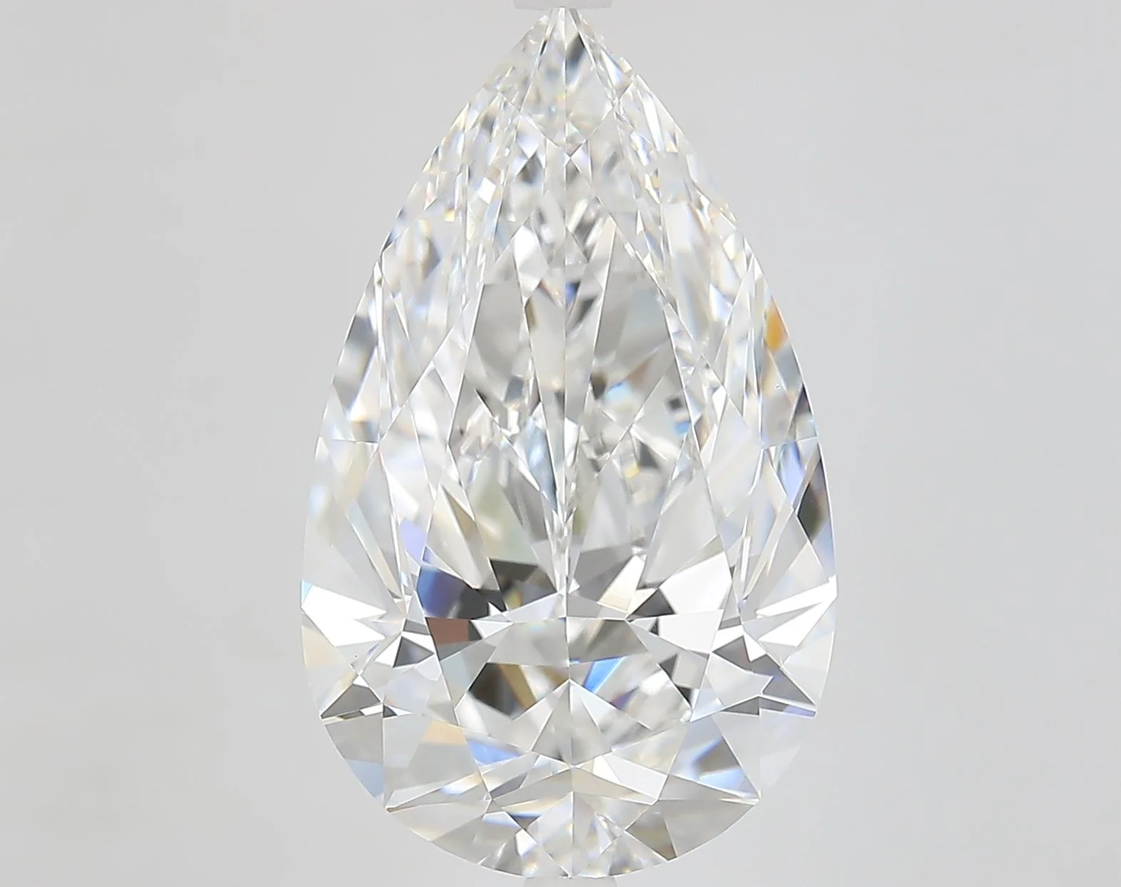 8.03 Carat E-VVS2 Pear Lab Diamond