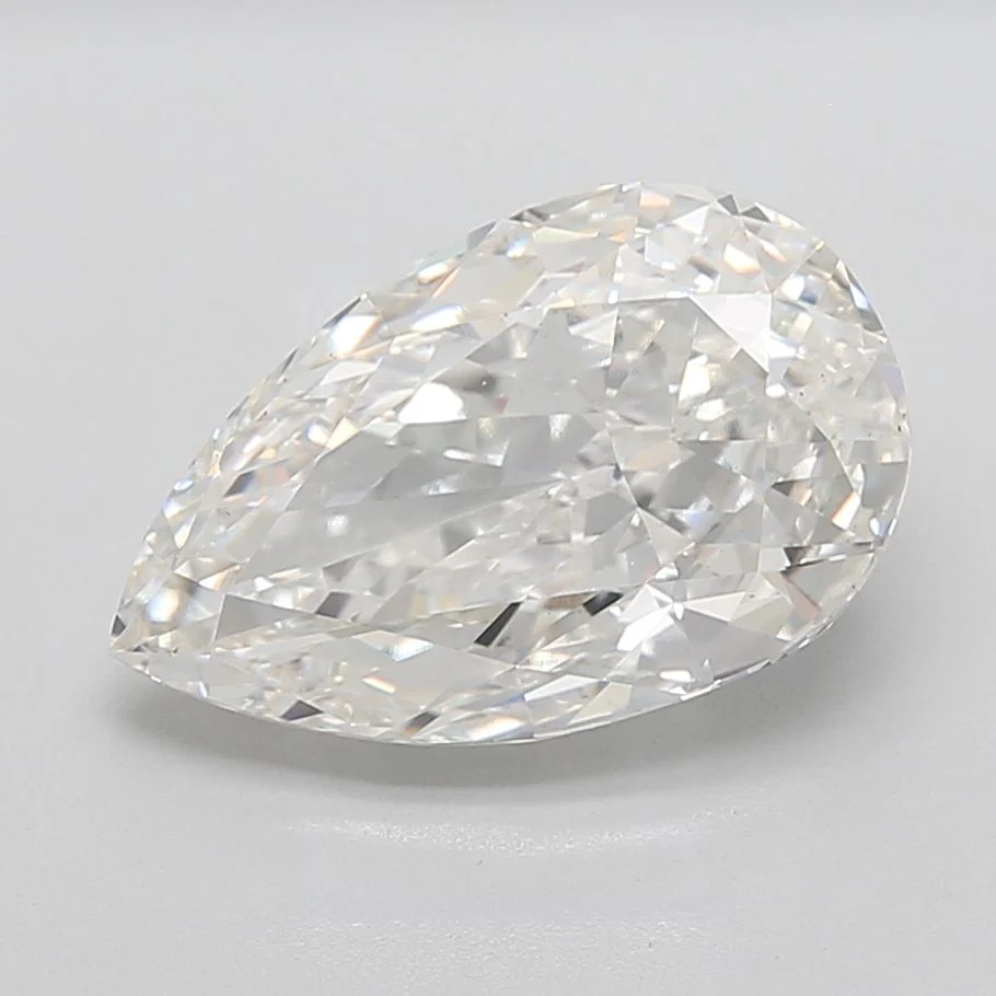 8.51 Carat G-VS1 Pear Lab Diamond