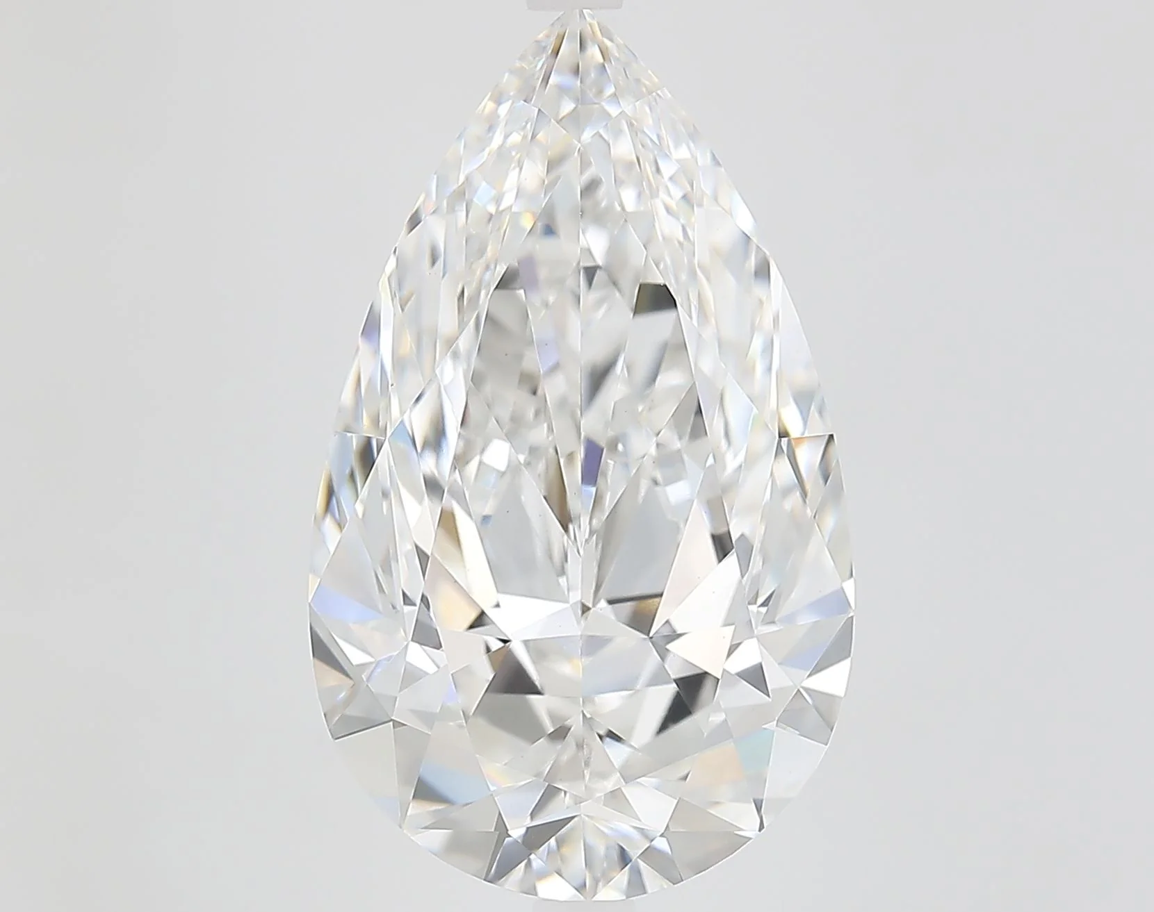 9.56 Carat E-VVS2 Pear Lab Diamond