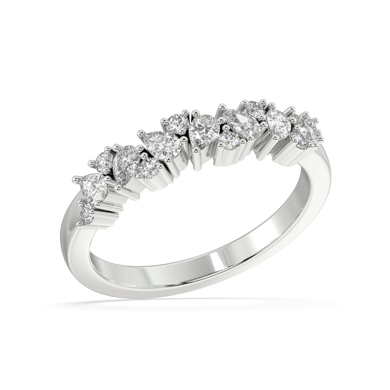 Arabella Pear Diamond Ring - Image 12