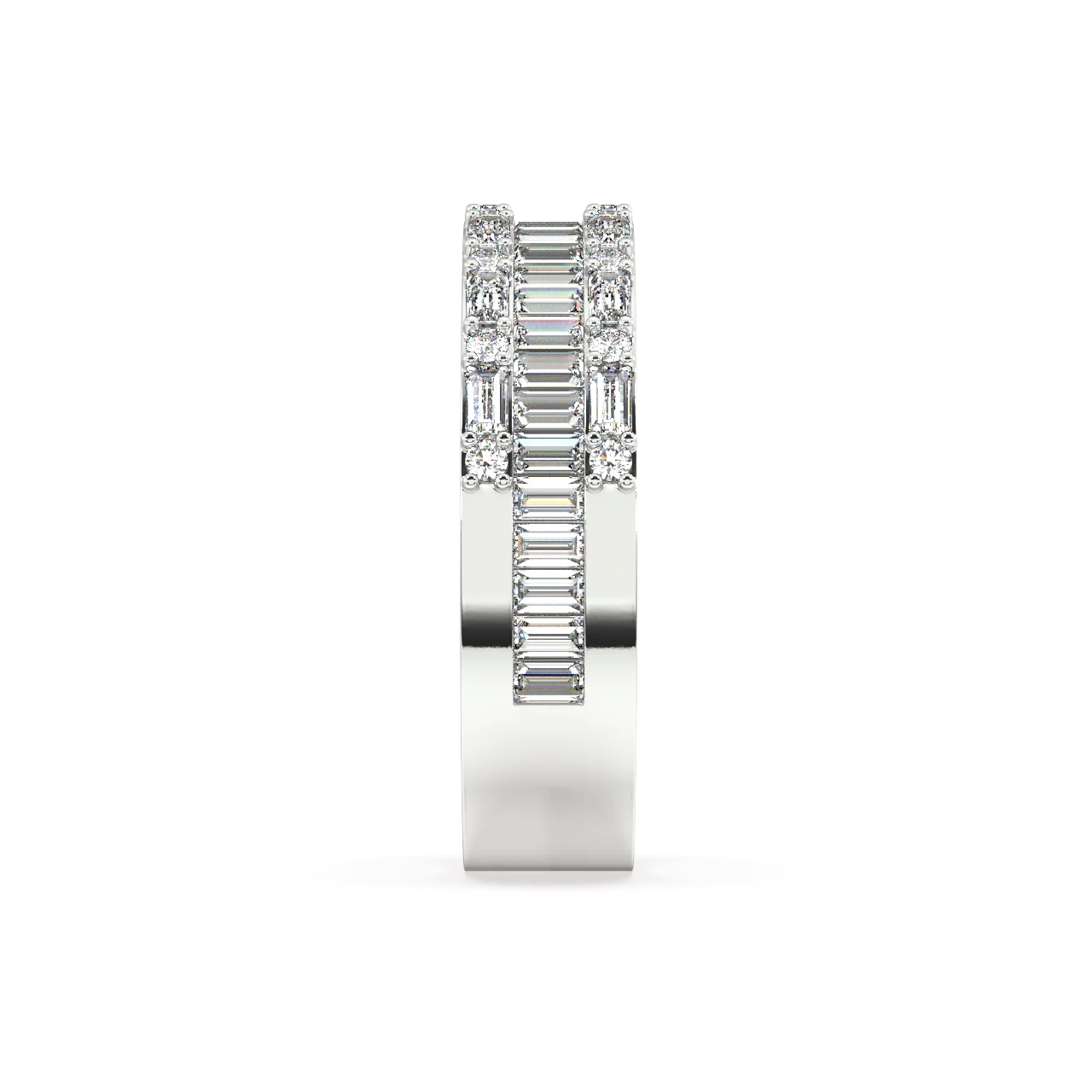 Atlas Baguette Diamond Ring - Image 14