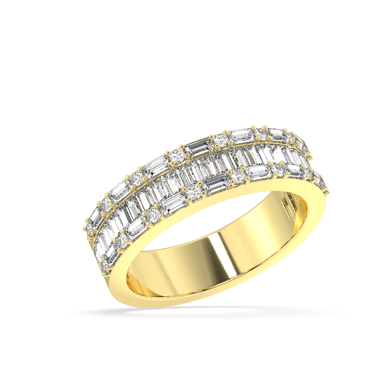 Atlas Baguette Diamond Ring - Image 2