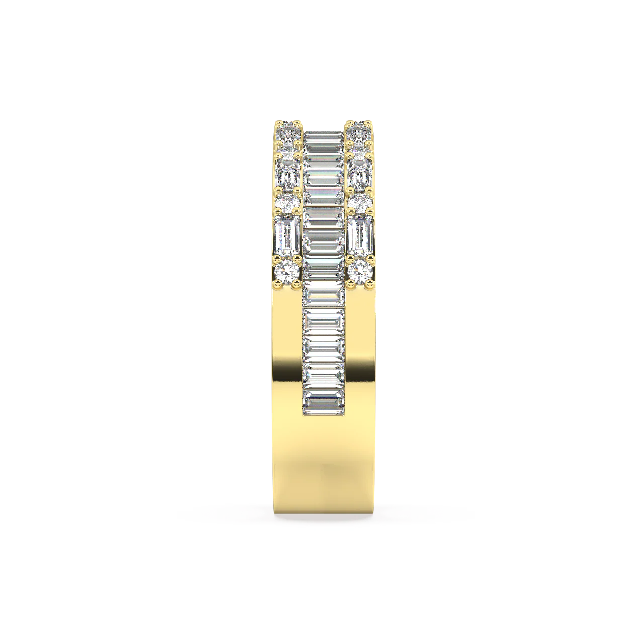 Atlas Baguette Diamond Ring - Image 4