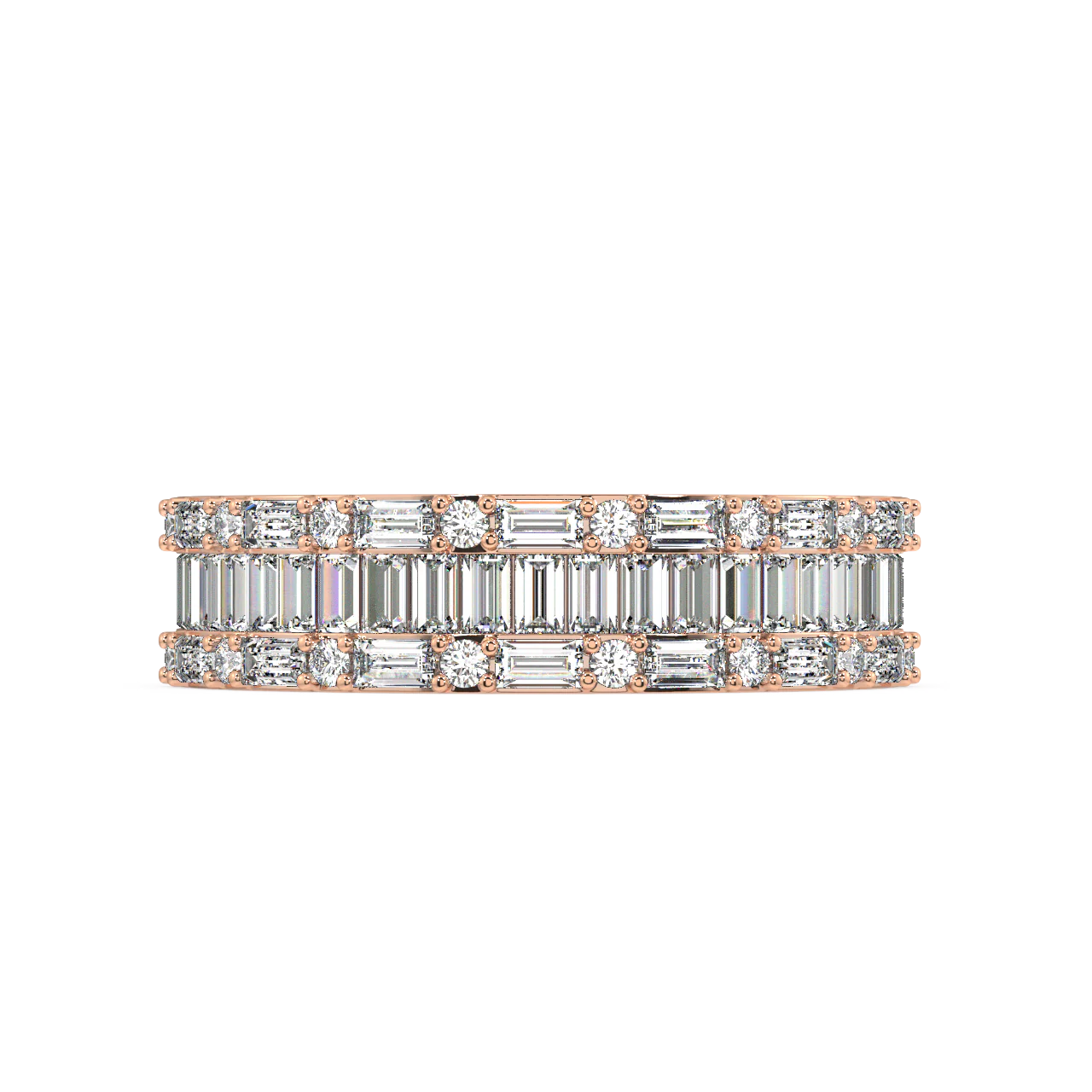 Atlas Baguette Diamond Ring - Image 6