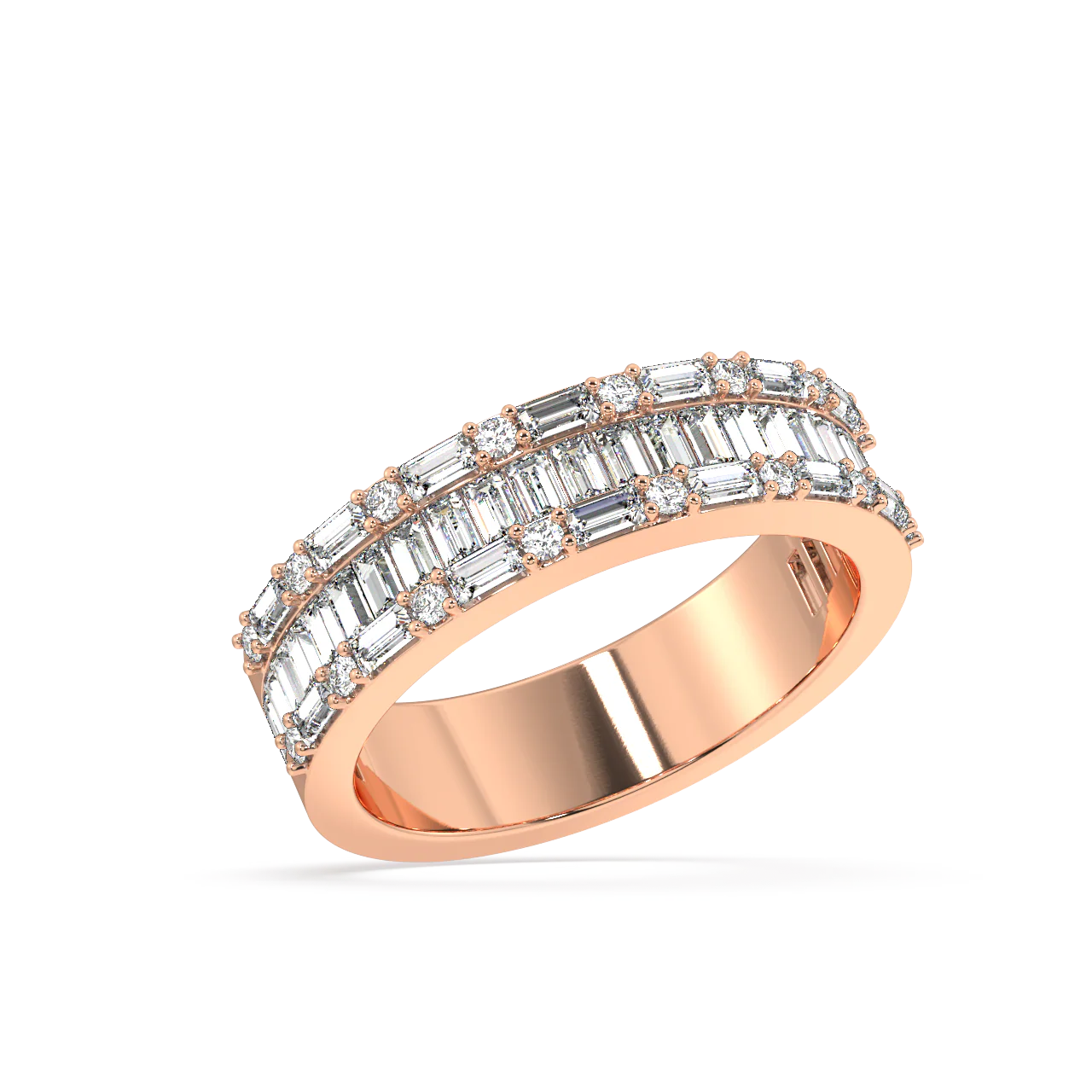 Atlas Baguette Diamond Ring - Image 7