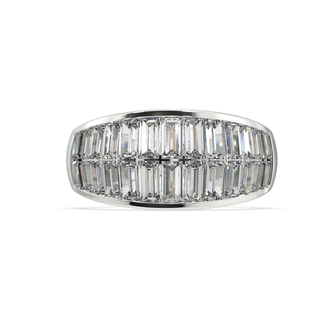 Audrey Baguette Diamond Ring - Image 11